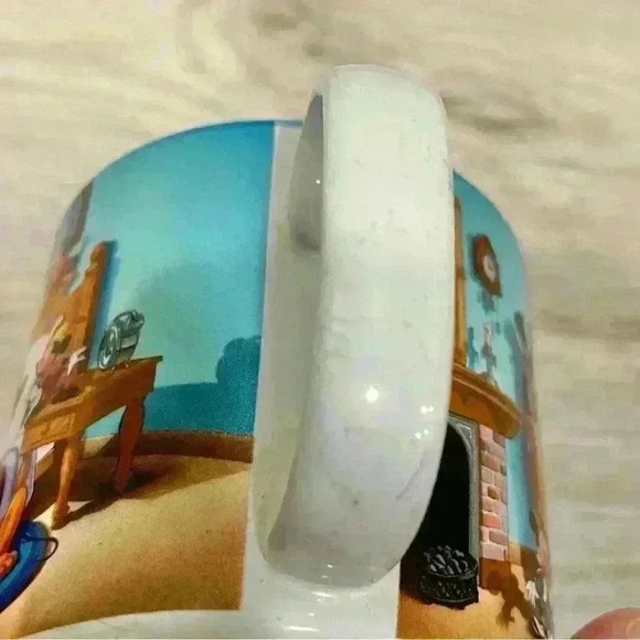 Vintage Retired Disney Mickey Mouse Through Years Ceramic Coffee Cup Mug 12oz - Picture 7 of 9